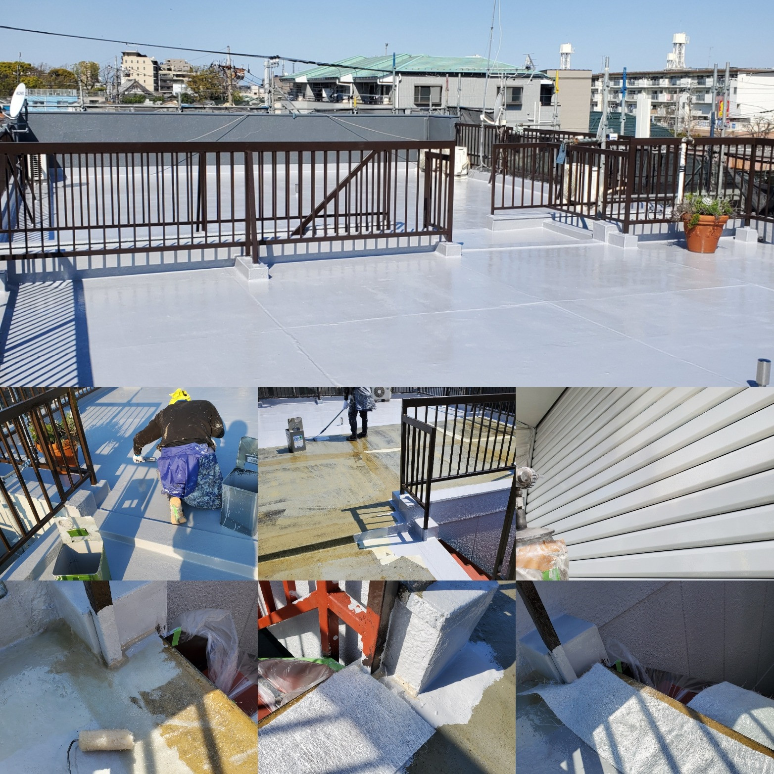 戸建ての屋上防水工事（千葉県市川市）