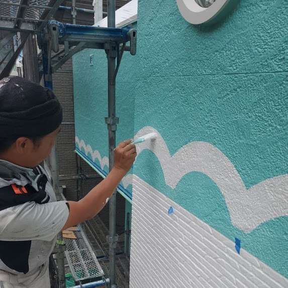 【外壁塗装＋模様施工】理想のデザインも叶える！