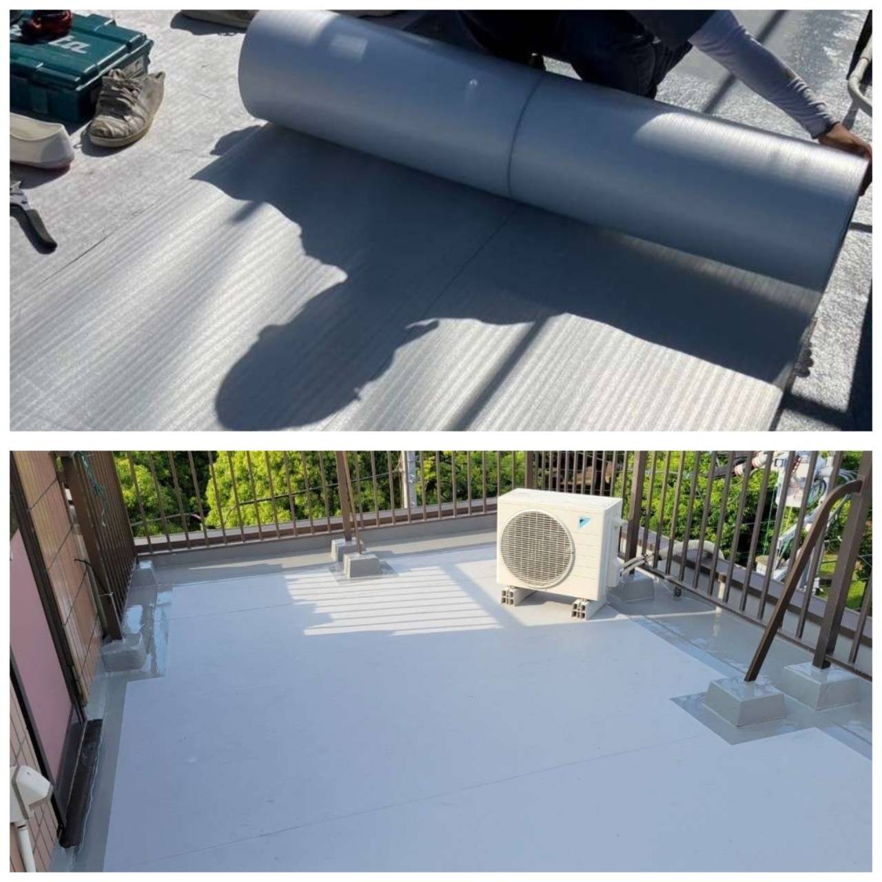 シート防水の機械的固定法の説明