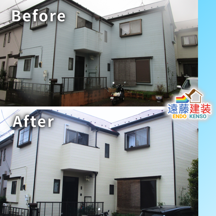 江戸川区の外壁塗装工事2