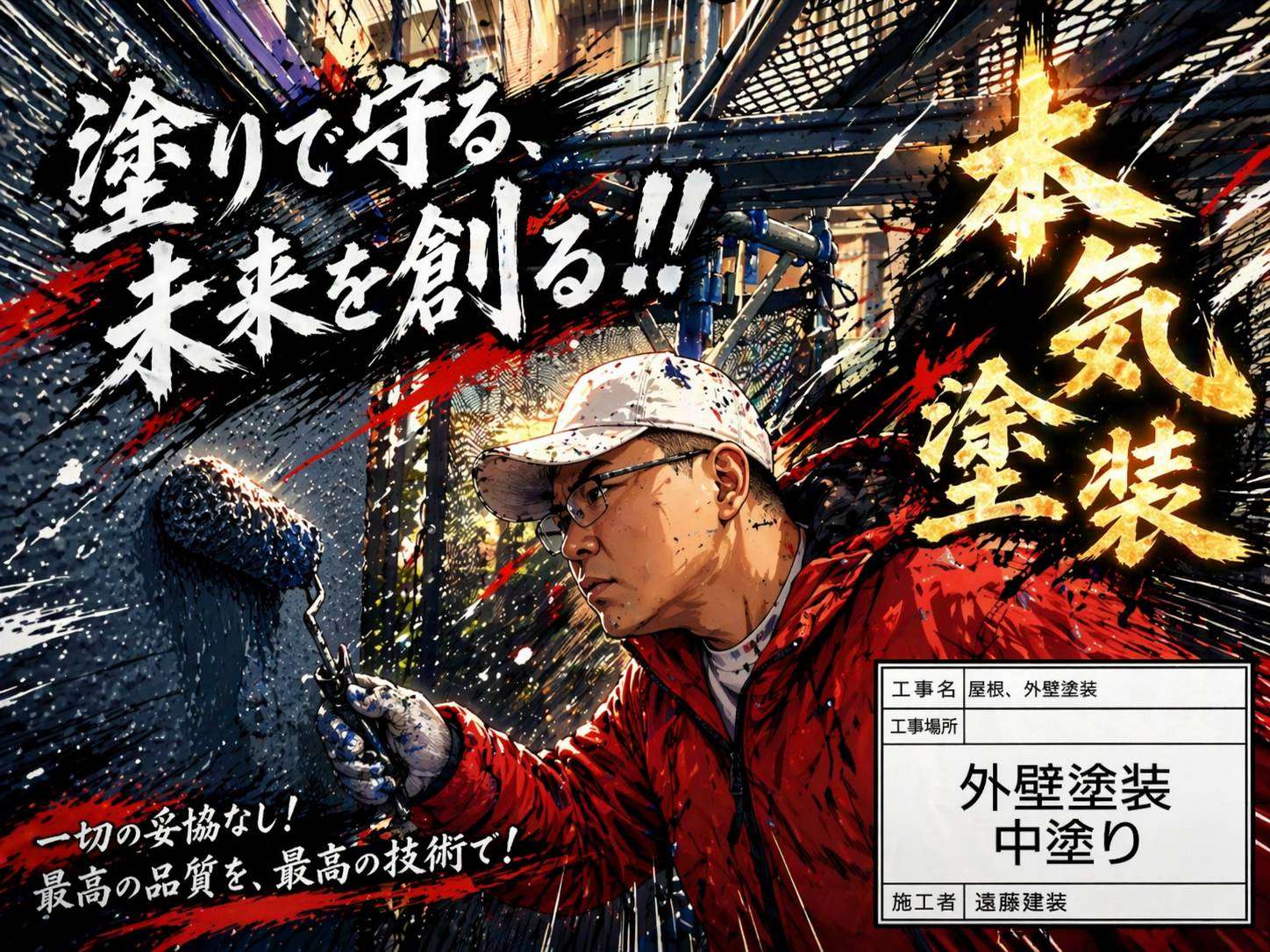 浦安市の屋根塗装工事事例「遮熱性塗料による暑さ対策で快適性を高めたい」